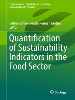 cover image of Quantification of Sustainability Indicators in the Food Sector
